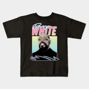 Barry White //// Soul Aesthetic Fanart Design Kids T-Shirt